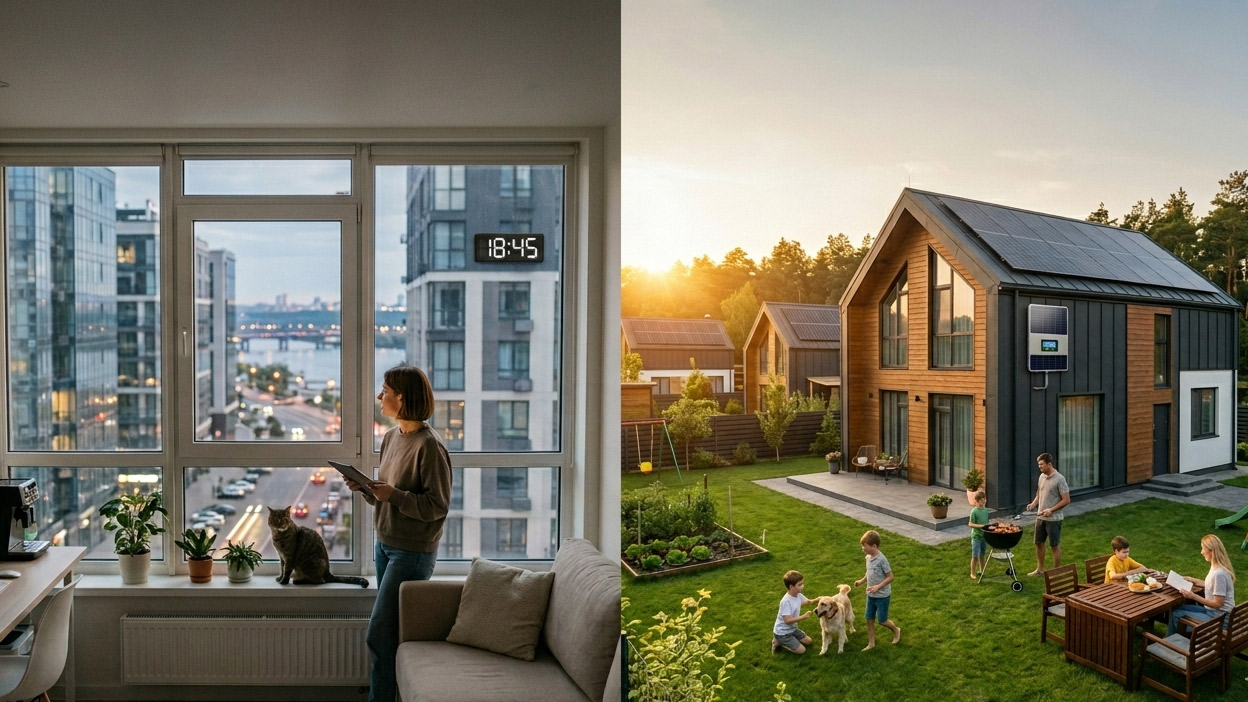 Квартира чи будинок?